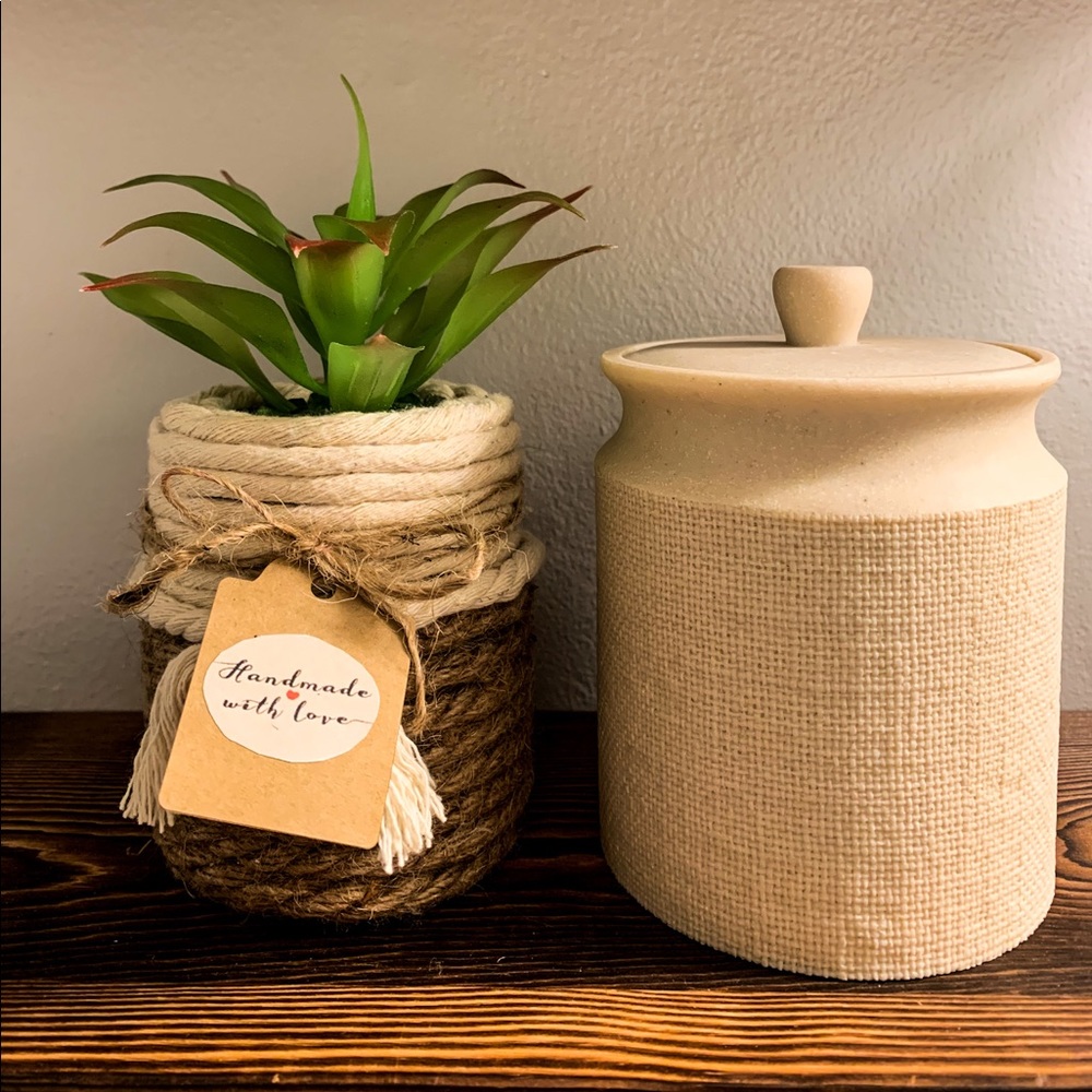 Mini Plant Basket/Planter 3.5", Storage basket!